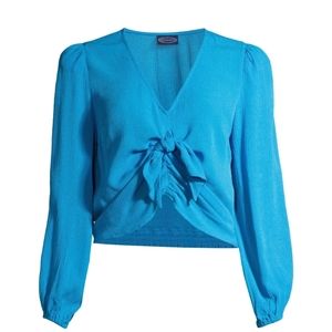 Scoop Vneck Knot Top